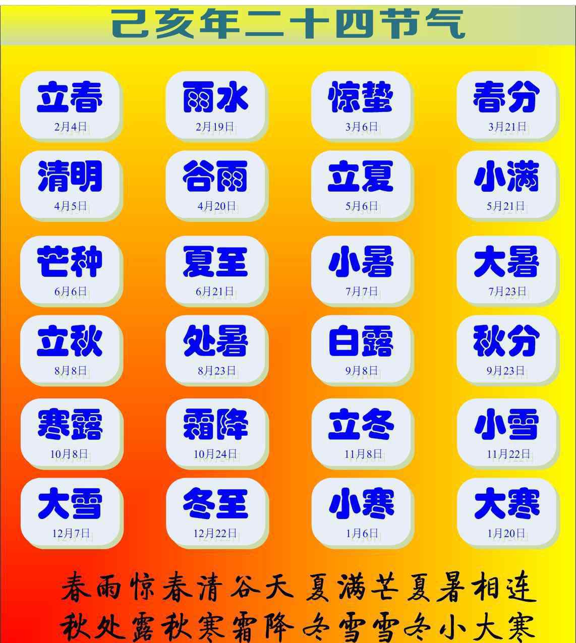 节气2023日历表-2023节气日历：24个节气详解，让你追求生活品质更得心应手