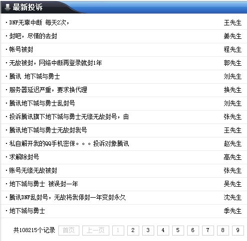 315网络游戏投诉