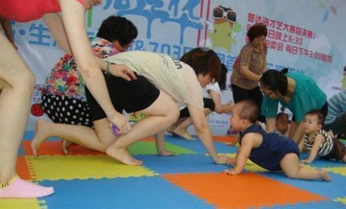 亲子爬行游戏,培养宝宝运动能力
